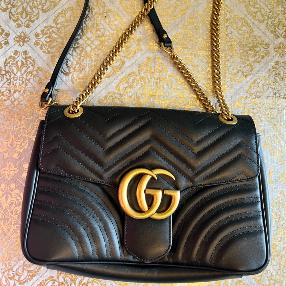 … Marmont medium matelassé shoulder bag - Picture 4 of 15